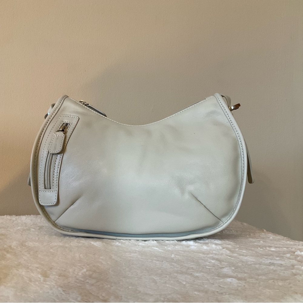 Wilsons Leather White Hobo Bag